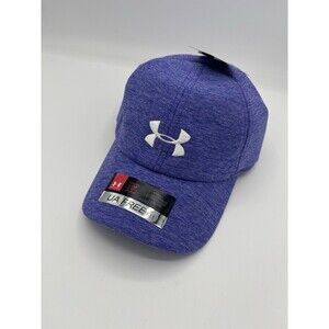 NEW Under Armour UA Youth Girls Hat ONE SIZE Purple w/White Logo